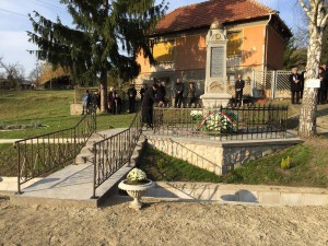 2016.10.28. Az első világháborús emlékmű átadási ünnepsége